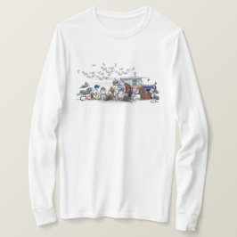 Auch die Hunde & Katzen Liebe ihren Mailman! T-Shirt