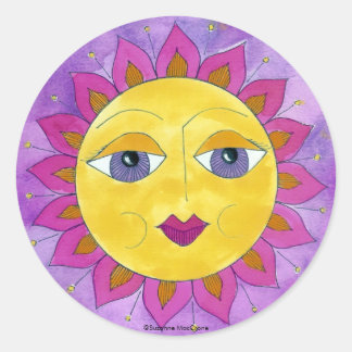 Auch die sonnige Lage - Aufkleber