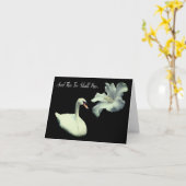 Auch diese Blume sollte Swan Inspiration passieren Karte (Gelbe Blume)