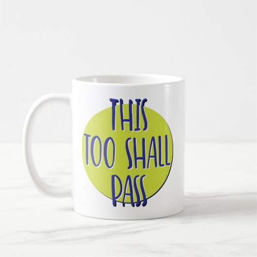 Auch diese Erholung-Slogan-Tasse Kaffeetasse (Links)