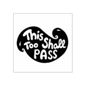 Auch diese Handschrift soll Typografie passieren Gummistempel (Prägung)