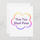 Auch diese Karte muss passieren (Vorne/Hinten)