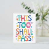 Auch diese Postkarte muss passieren (Stehend Vorderseite)