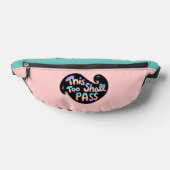 Auch diese Welle soll passieren Bauchtasche (Ablage )