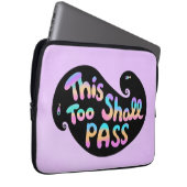 Auch diese Welle soll passieren Laptopschutzhülle (Vorne Rechts)