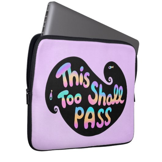 Auch diese Welle soll passieren Laptopschutzhülle (Vorne Rechts)