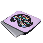 Auch diese Welle soll passieren Laptopschutzhülle (Vorne Knopf)