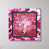 Auch dieser soll Abstrakten Baumhirsch pink weiß d Leinwanddruck (Vorderseite)