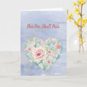 Auch dieser soll Wasserfarbenkaktus passieren Karte (Gelbe Blume)