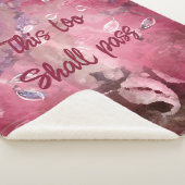 Auch dieses Blätter muss Abstrakten Baumhirten ros Sherpadecke (3/4)