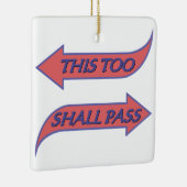 Auch dieses Slogan-Sprichwort der Erholung soll pa Keramikornament (Rechts)