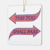 Auch dieses Slogan-Sprichwort der Erholung soll pa Keramikornament (Links)