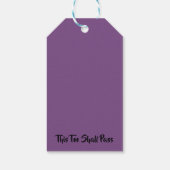 "Auch dieses soll passieren" Wasserfarbenlily-Kran Geschenkanhänger (Rückseite)