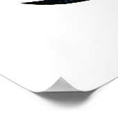 "Auch dieses soll passieren" Wasserfarbenlily-Kran Poster (Ecke)