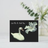 Auch dieses sollte Swan Inspiration passieren Postkarte (Stehend Vorderseite)