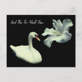 Auch dieses sollte Swan Inspiration passieren Postkarte (Vorderseite)
