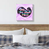 Auch dieses wird passieren Wave Stretched Canvas P Leinwanddruck (Insitu (Schlafzimmer))