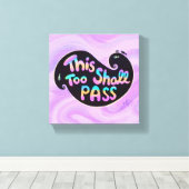 Auch dieses wird passieren Wave Stretched Canvas P Leinwanddruck (Insitu (Holzboden))