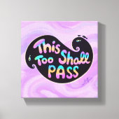 Auch dieses wird passieren Wave Stretched Canvas P Leinwanddruck (Vorderseite)