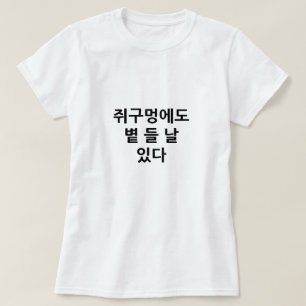 Auch ein Mauseloch hat einen Tag, an dem die Sonne T-Shirt