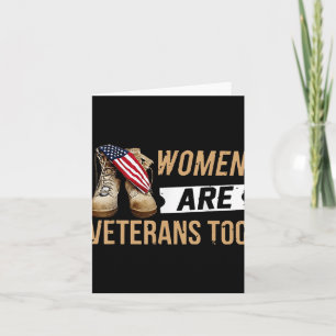 Auch Frauen sind Veteranen Karte