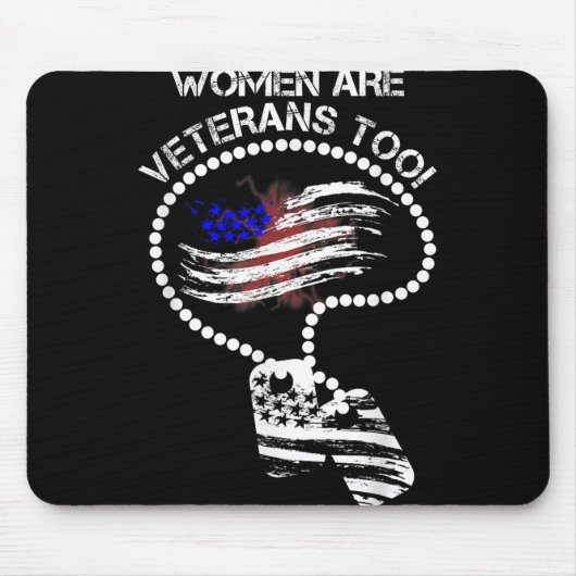 Auch Frauen sind Veteranen Mousepad (Vorne)