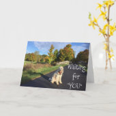 AUCH FÜR "SIE" UND "VERMISST" SIE gewartet!THI Karte (Gelbe Blume)