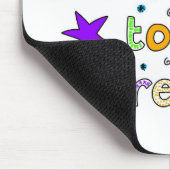 Auch gesegnet betont zu werden mousepad (Ecke)