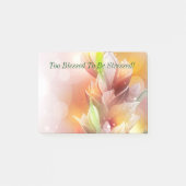 Auch gesegnet betont zu werden! post-it klebezettel (Vorderseite)