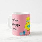 Auch Hühnereier Kaffeetasse (Vorderseite Links)