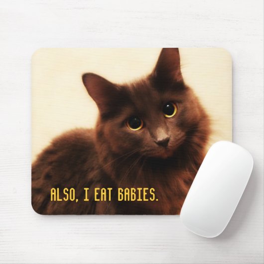 Auch ich esse Babys Mousepad (Mit Mouse)