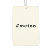 Auch ich, #metoo, Stolz auf Schwarz-weißes Auto Autolufterfrischer (Rückseite)