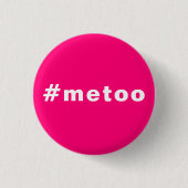 auch ich, #metoo, stolz pink magenta fuchsia weiß button (Vorderseite)