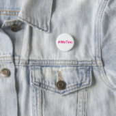 auch ich, #metoo, stolz pink magenta fuchsia weiß button (Beispiel)