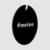 Auch ich, #metoo, Stolz Schwarz-weiß Ornament (Vorderseite)