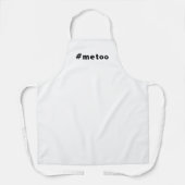 Auch ich, #metoo, Stolz Schwarz-weiß Schürze (Vorderseite)