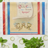 "Auch ihre Geschichte darf nicht vergessen werden" Geschirrtuch (Gefaltet)