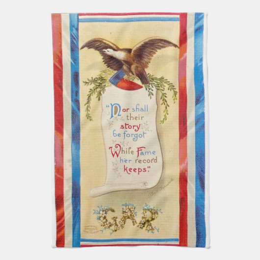 "Auch ihre Geschichte darf nicht vergessen werden" Geschirrtuch (Vertikal)