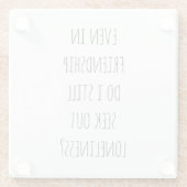 Auch in freundschaftlicher Atmosphäre Untersetzer (Rückseite)