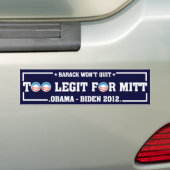 Auch Legit für Mitt Autoaufkleber (Auf Auto)
