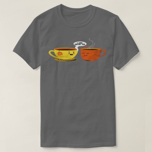 Auch Liebe Kaffee T-Shirt (Design vorne)