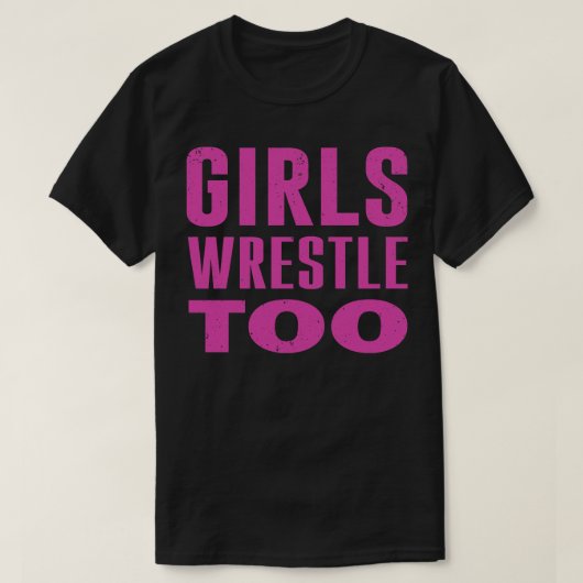 Auch Mädchen kämpfen T-Shirt (Design vorne)
