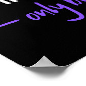 Auch Mädchen spielen Eishockey. Nur besser. Poster (Ecke)