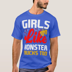Auch Mädchen wie Monster Trucks T-Shirt