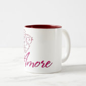 Auch mit Crolled Heart Design 1 Tasse Kaffee/Tee (VorderseiteRechts)