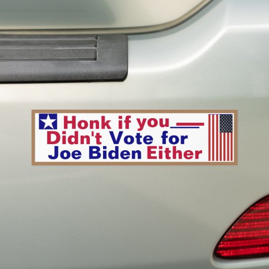 auch nicht für Joe Biden gestimmt Autoaufkleber (Auf Auto)