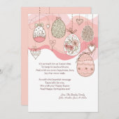 Auch OsterLiebe Feiertagskarte (Vorne/Hinten)