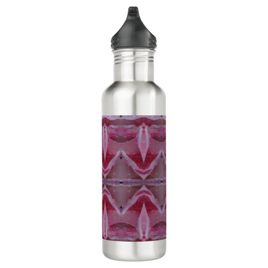 Auch Pink Tulip Ikat Edelstahlflasche (Rechts)