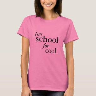 Auch Schule für cooles - rosa Shirt