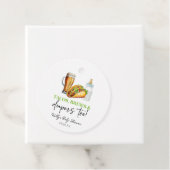 Auch Tacos braut und spuckt! Babyparty Geschenkanhänger (Beispiel)